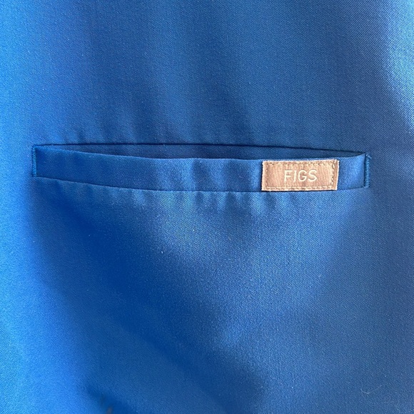 Figs womens scrubs set top S bottoms XS blue technical collection - Picture 3 of 9